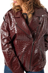 Women's leather jacket Allegra Bordo