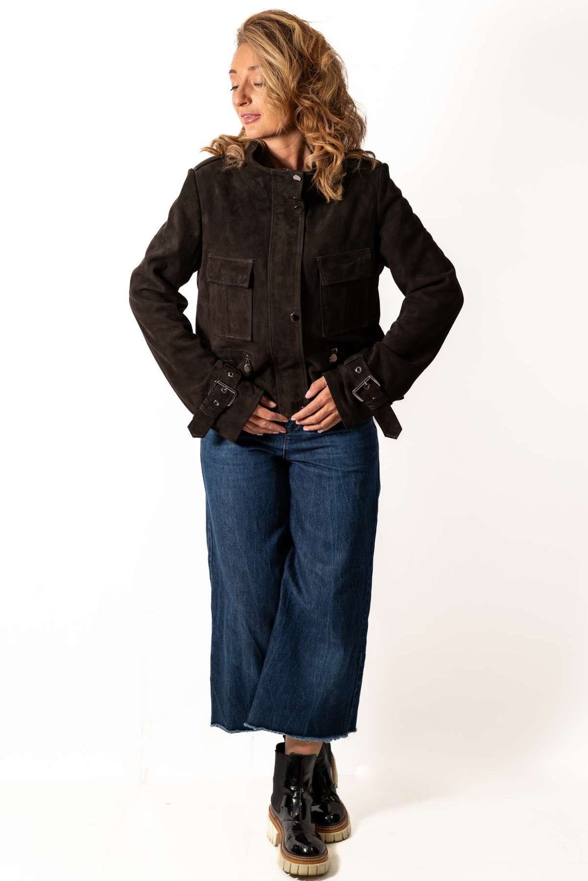 Leather suede jacket Danila