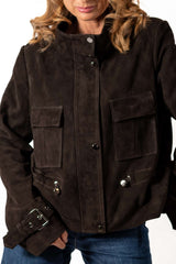 Leather suede jacket Danila
