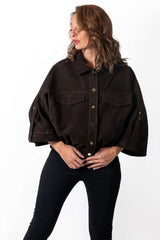 Leather suede jacket Valentina