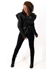 Women's leather jacket Alicia Black