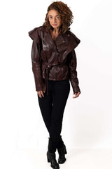 Women's leather jacket Alicia Brown