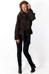Leather suede jacket Valeria