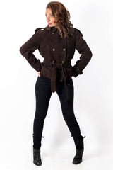 Leather suede jacket Valeria
