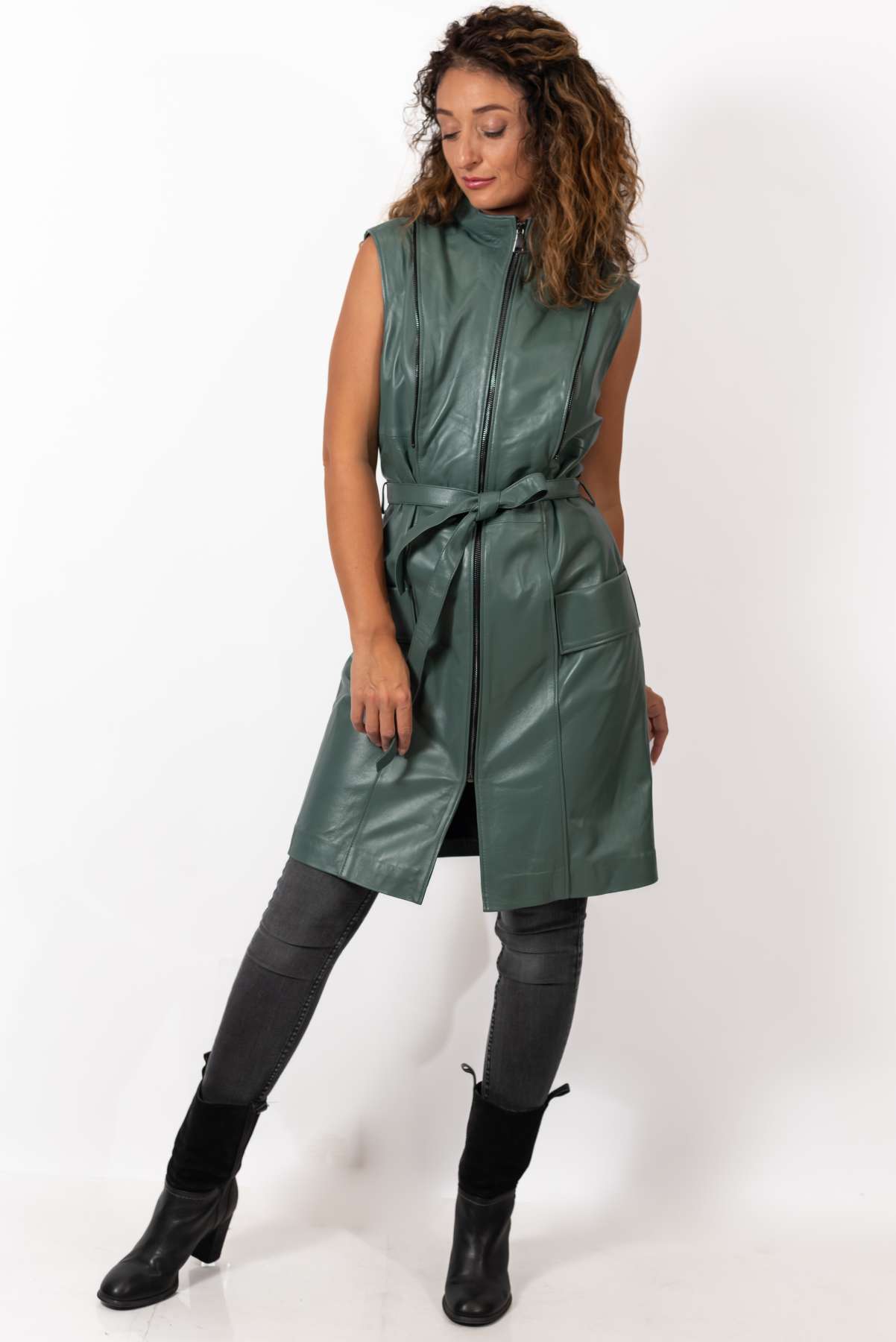 Women's leather coat Branimira