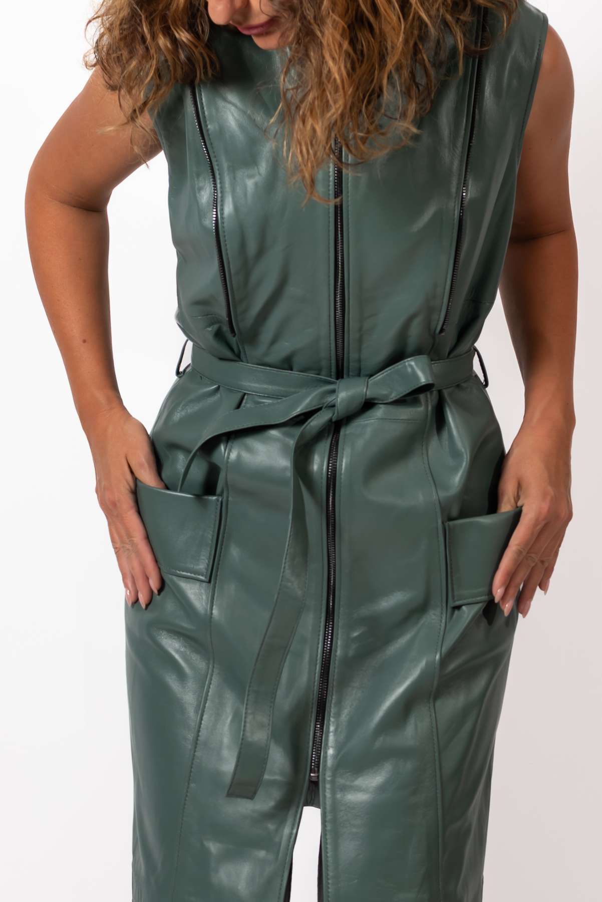 Women's leather coat Branimira