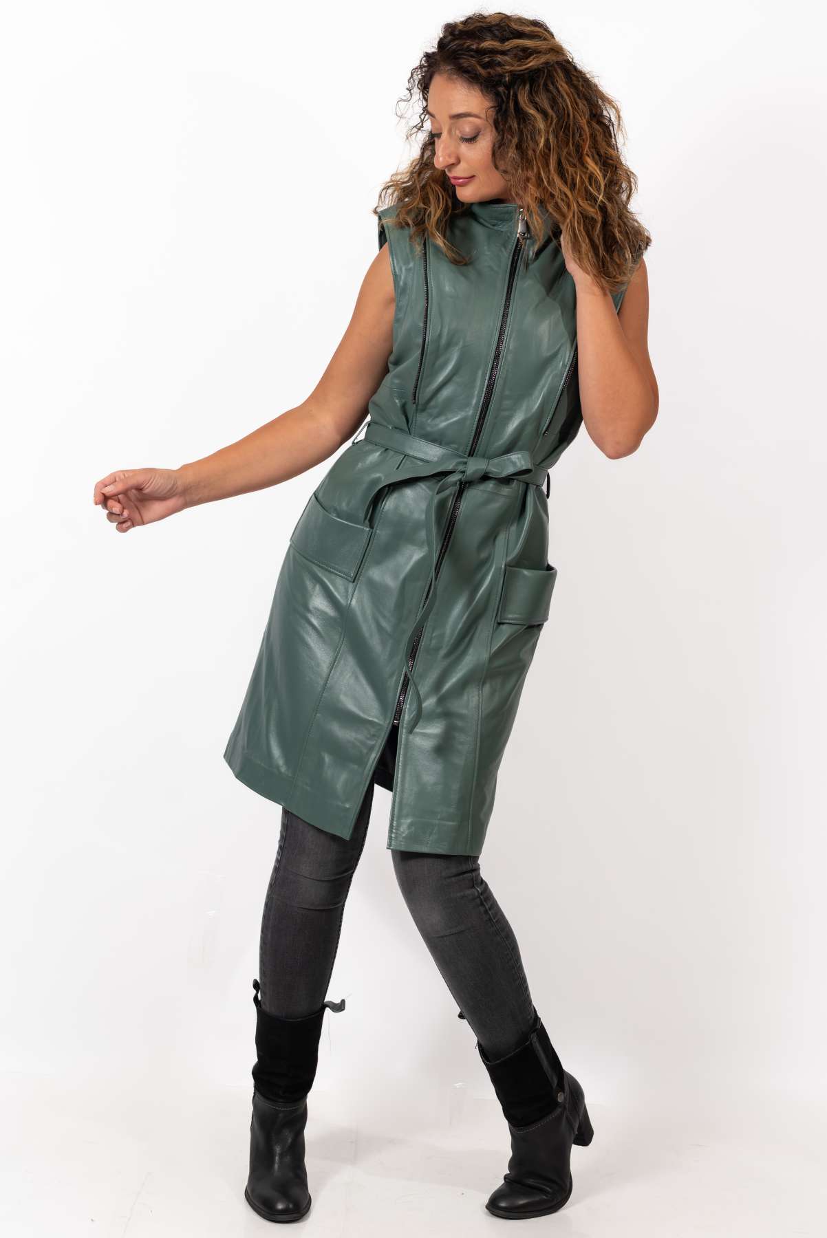 Women's leather coat Branimira