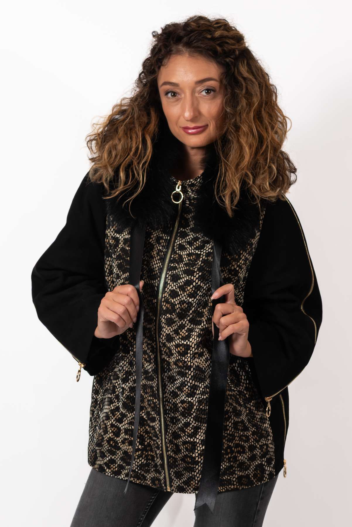 Women's leather jacket Ina