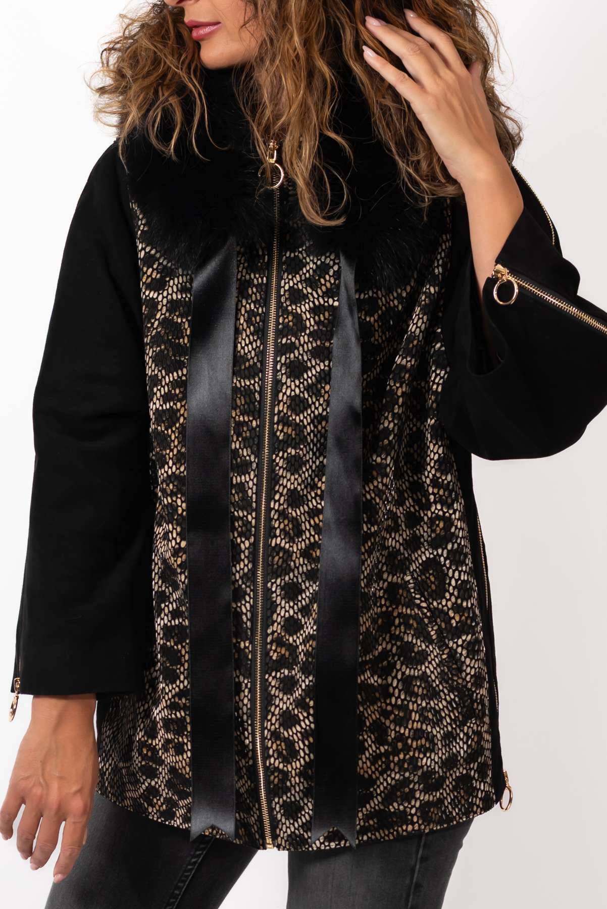 Women's leather jacket Ina