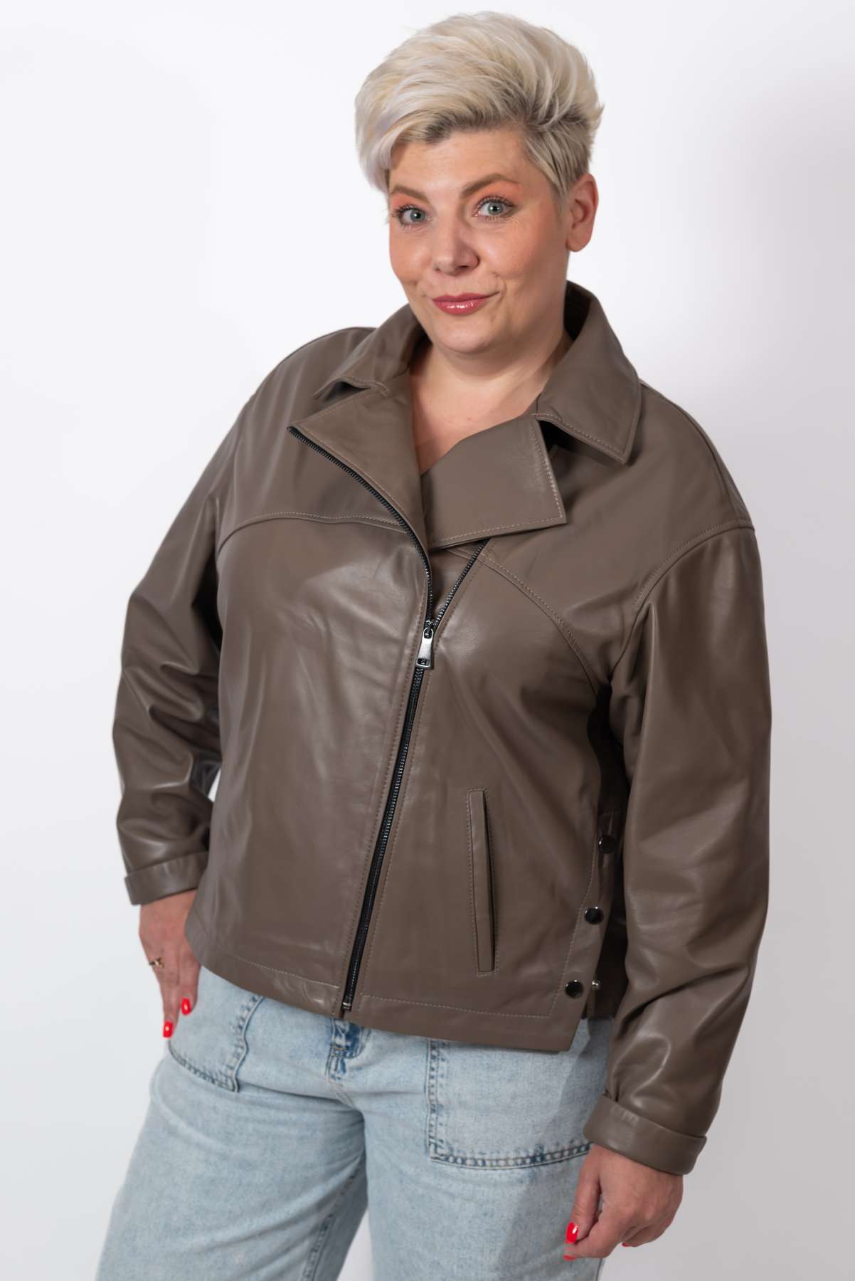 Women's leather jacket Bojana