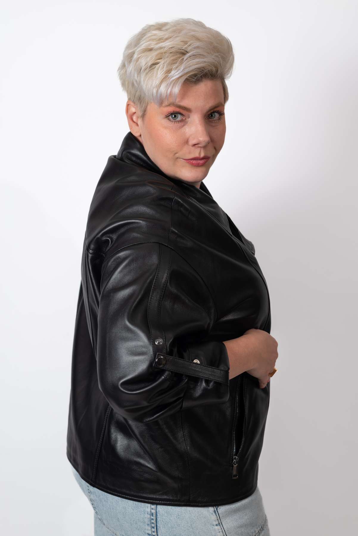 Women's leather jacket Bina