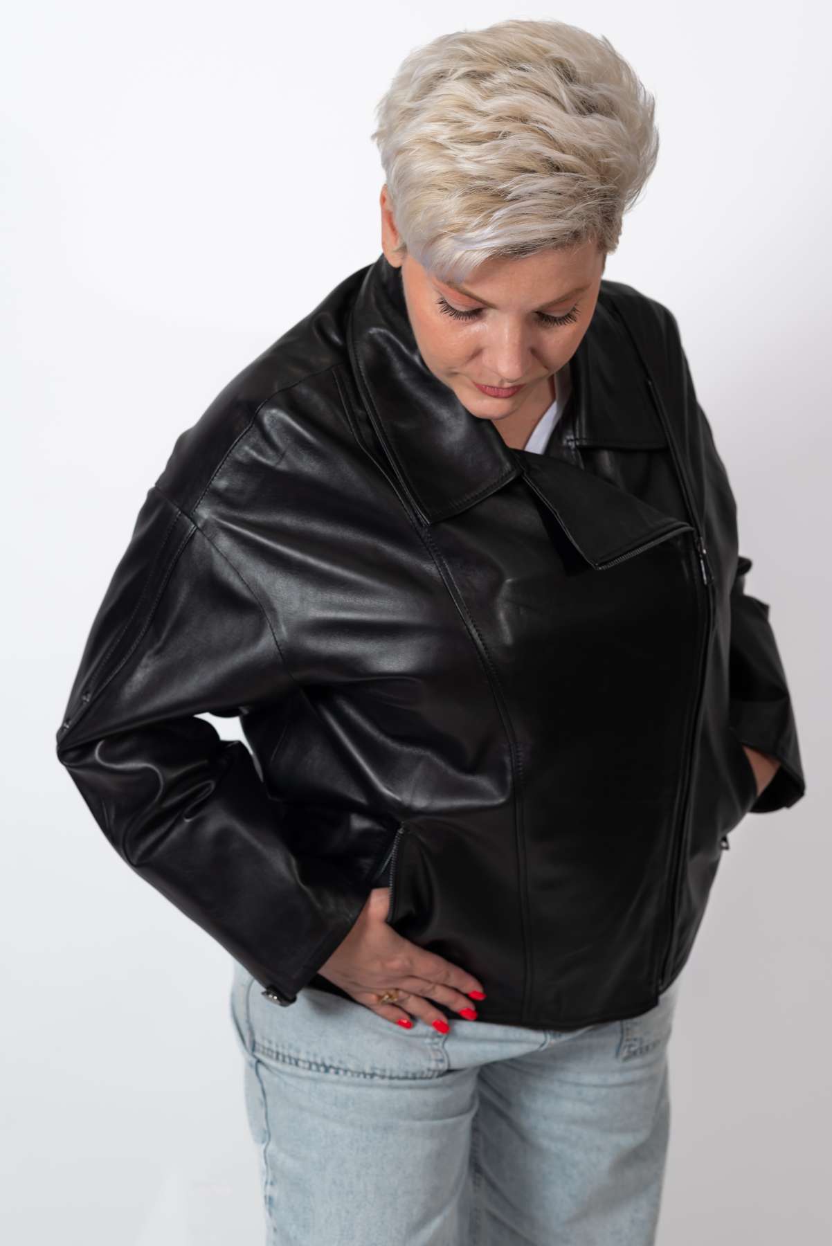 Women's leather jacket Bina