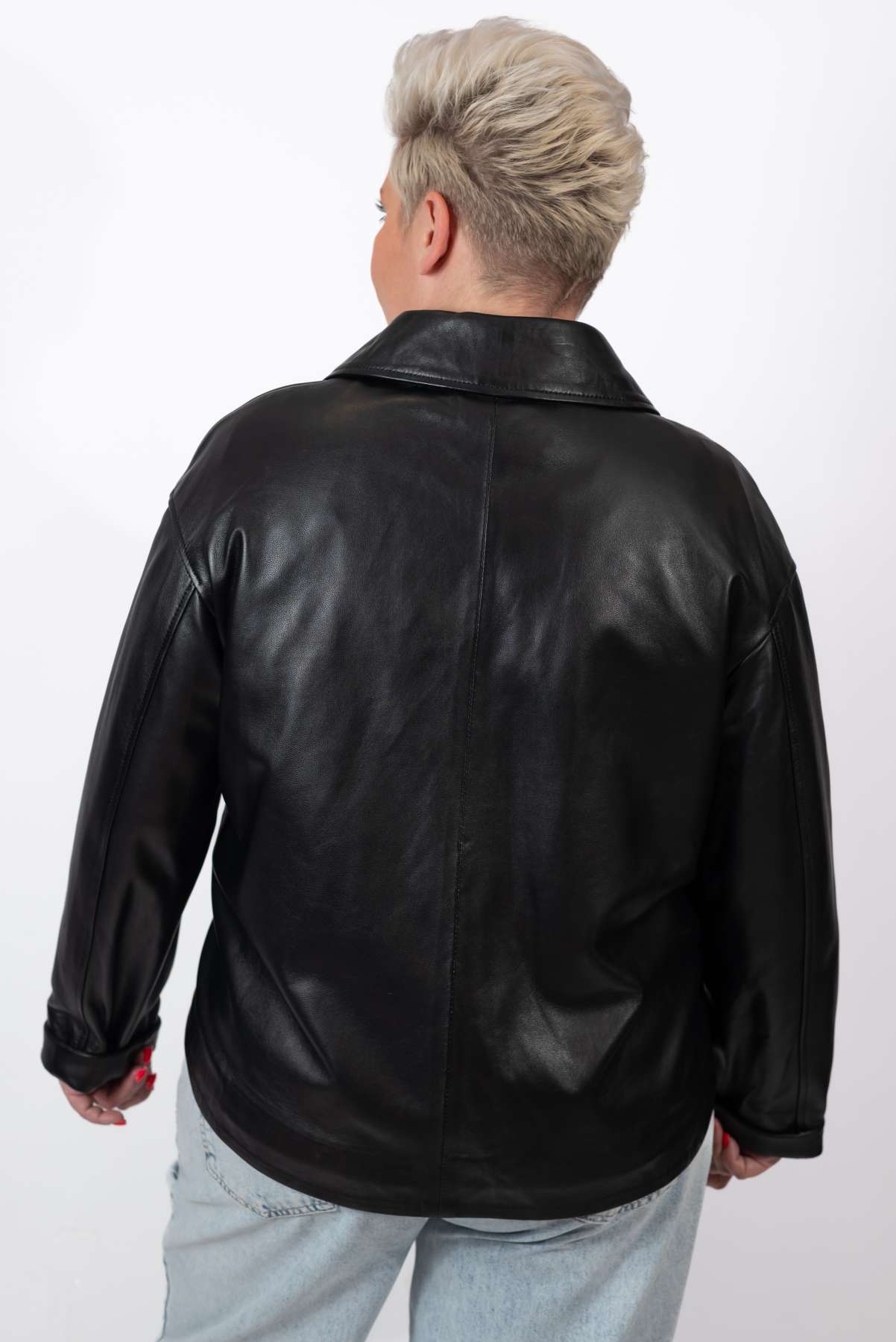 Women's leather jacket Bojana Black