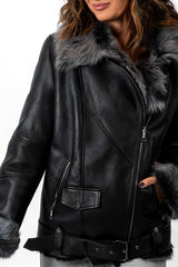Women's exclusive coat Boryana Toscana