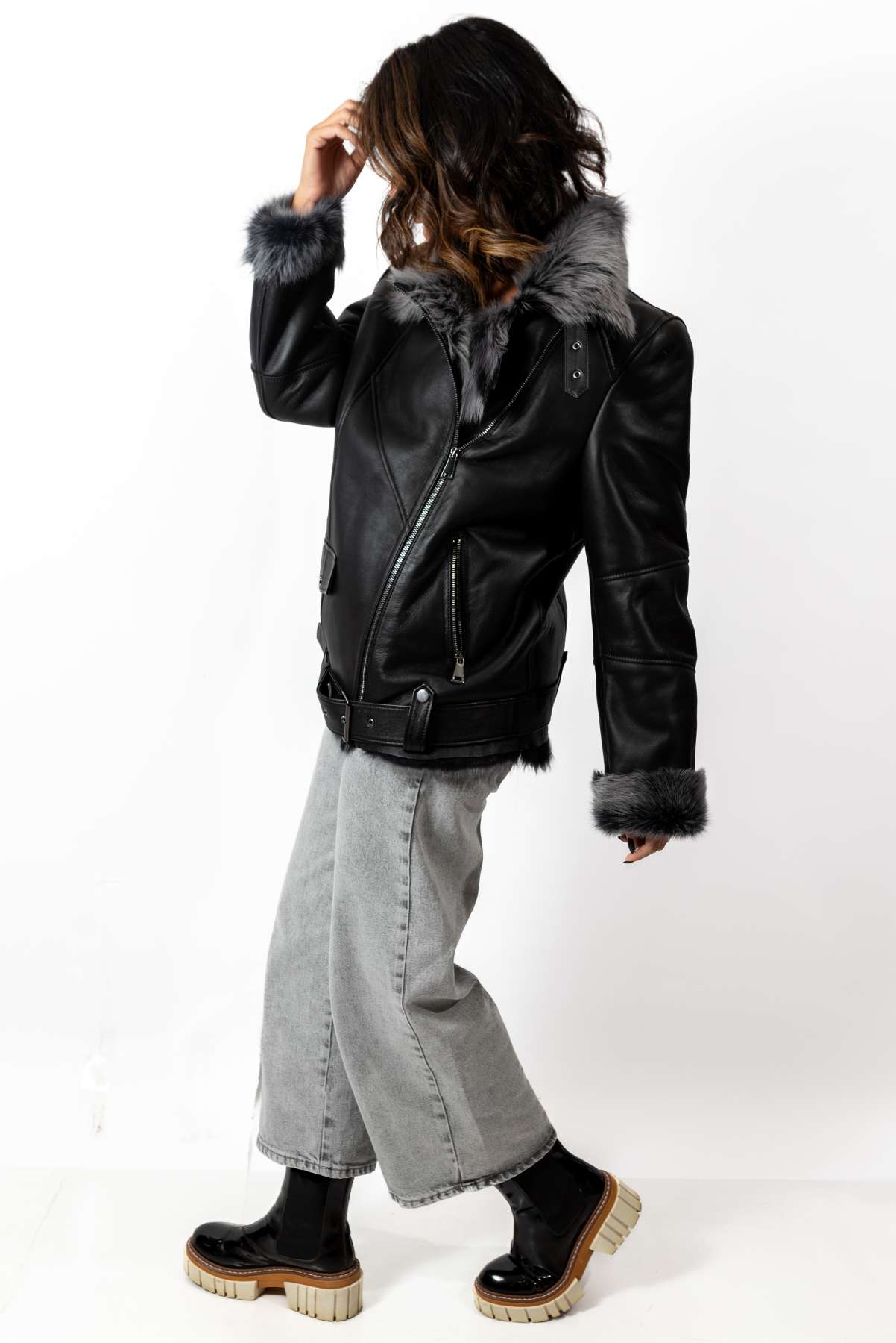 Women's exclusive coat Boryana Toscana