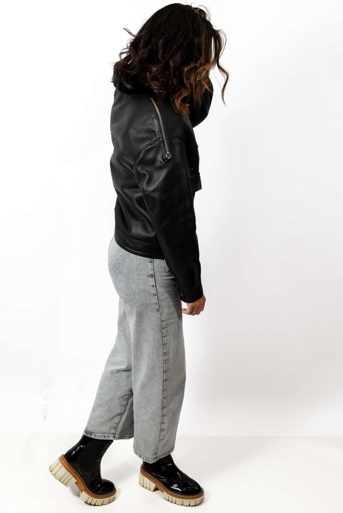 Women's exclusive lambskin coat Valeria