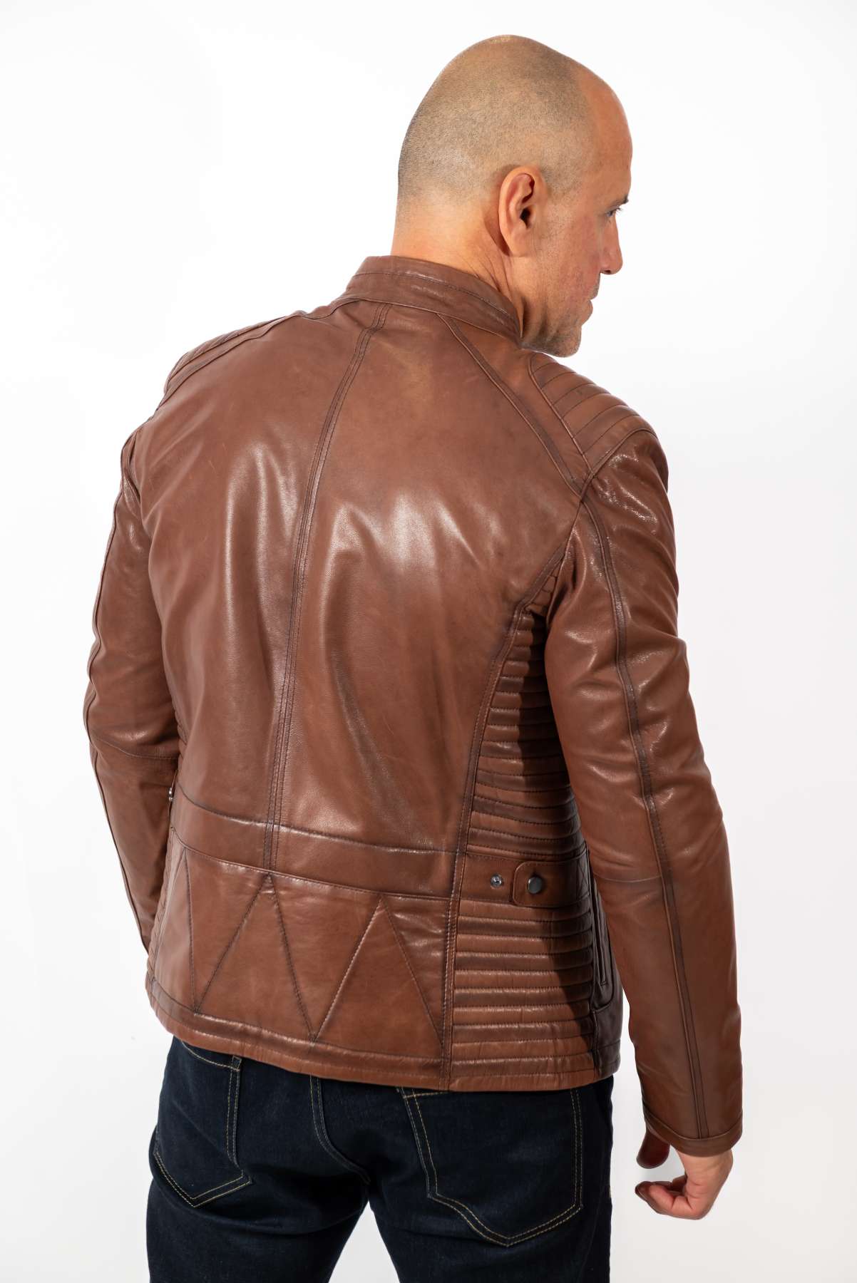 Men's leather jacket James