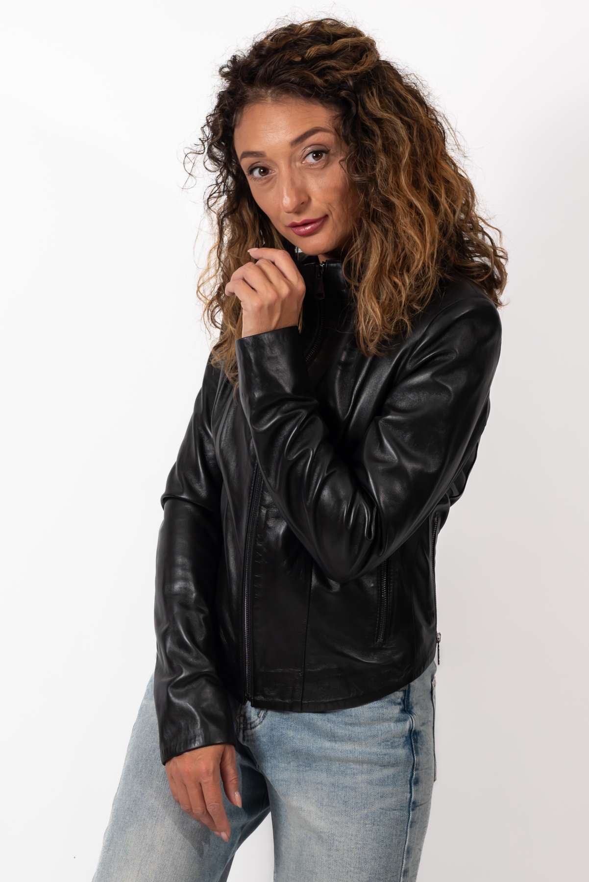 Women's leather jacket Agatha