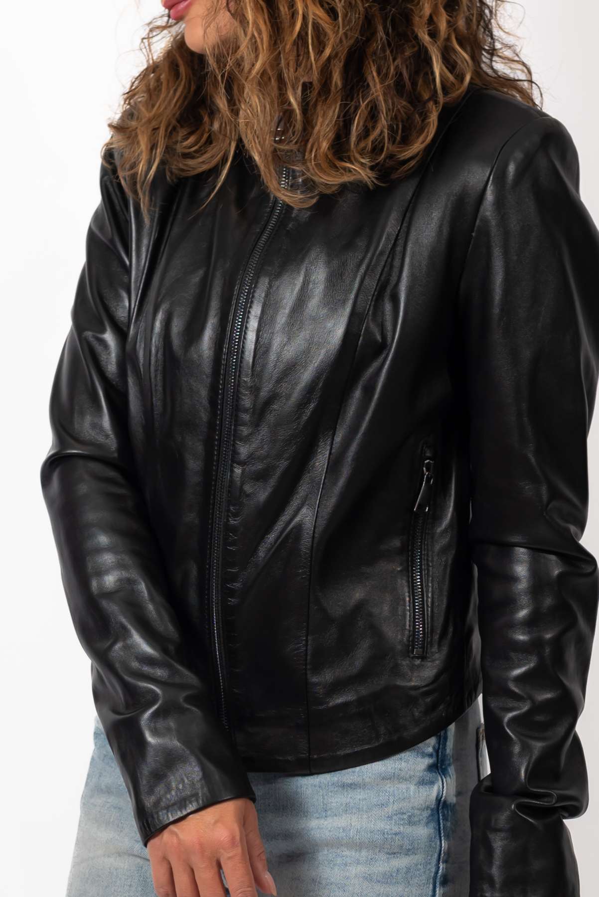 Women's leather jacket Agatha