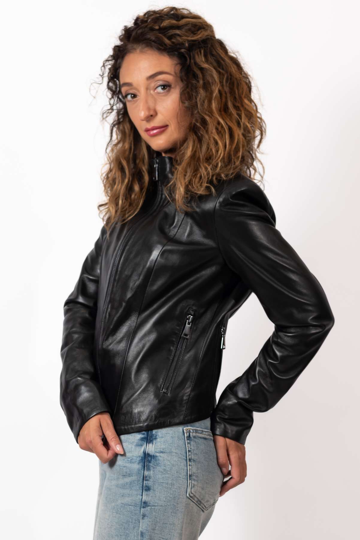 Women's leather jacket Agatha