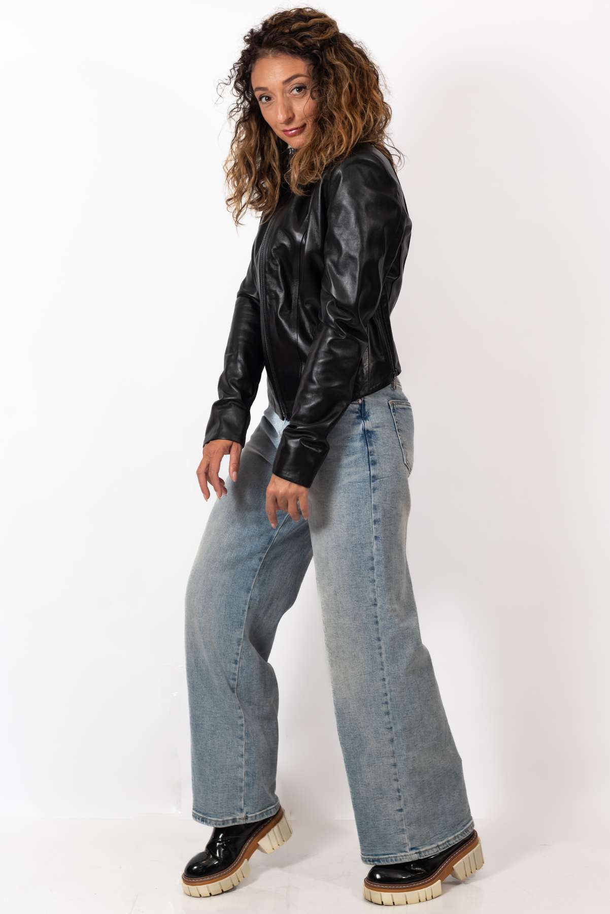 Women's leather jacket Agatha