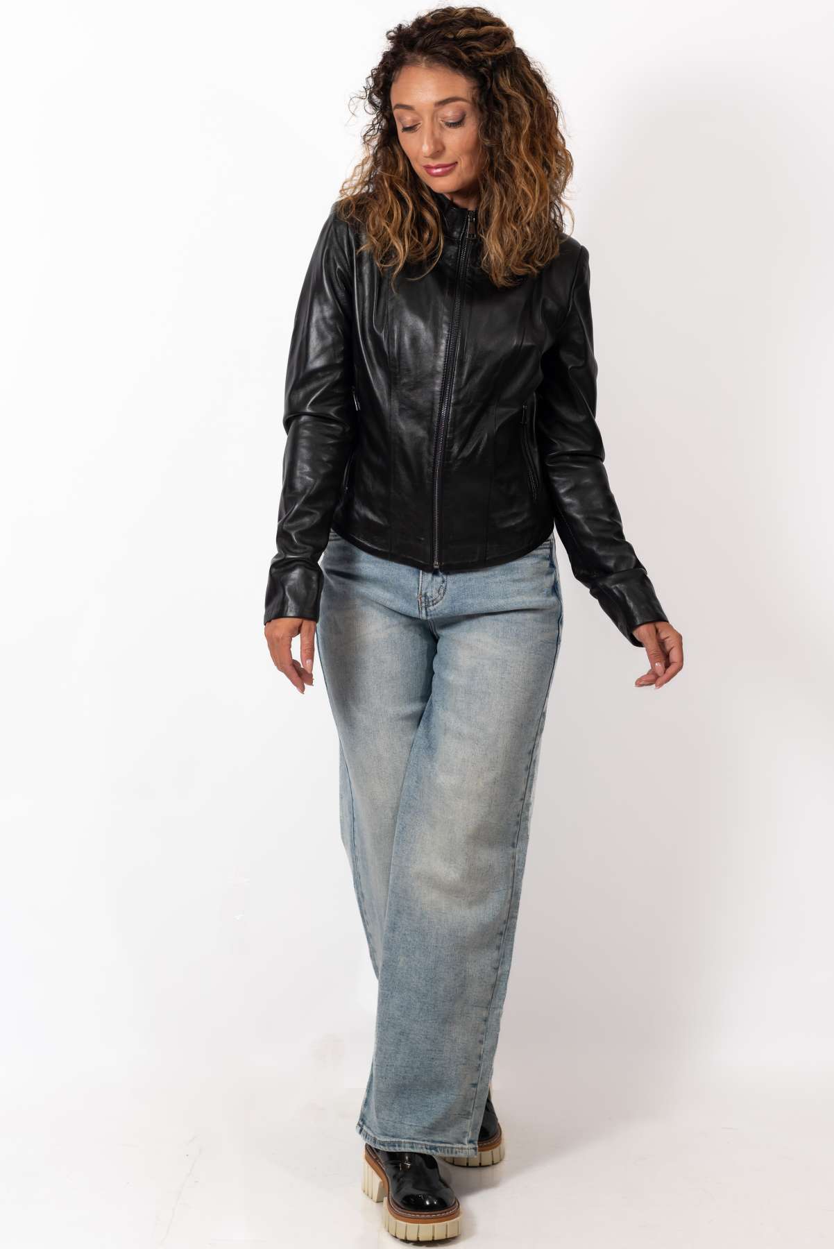 Women's leather jacket Agatha