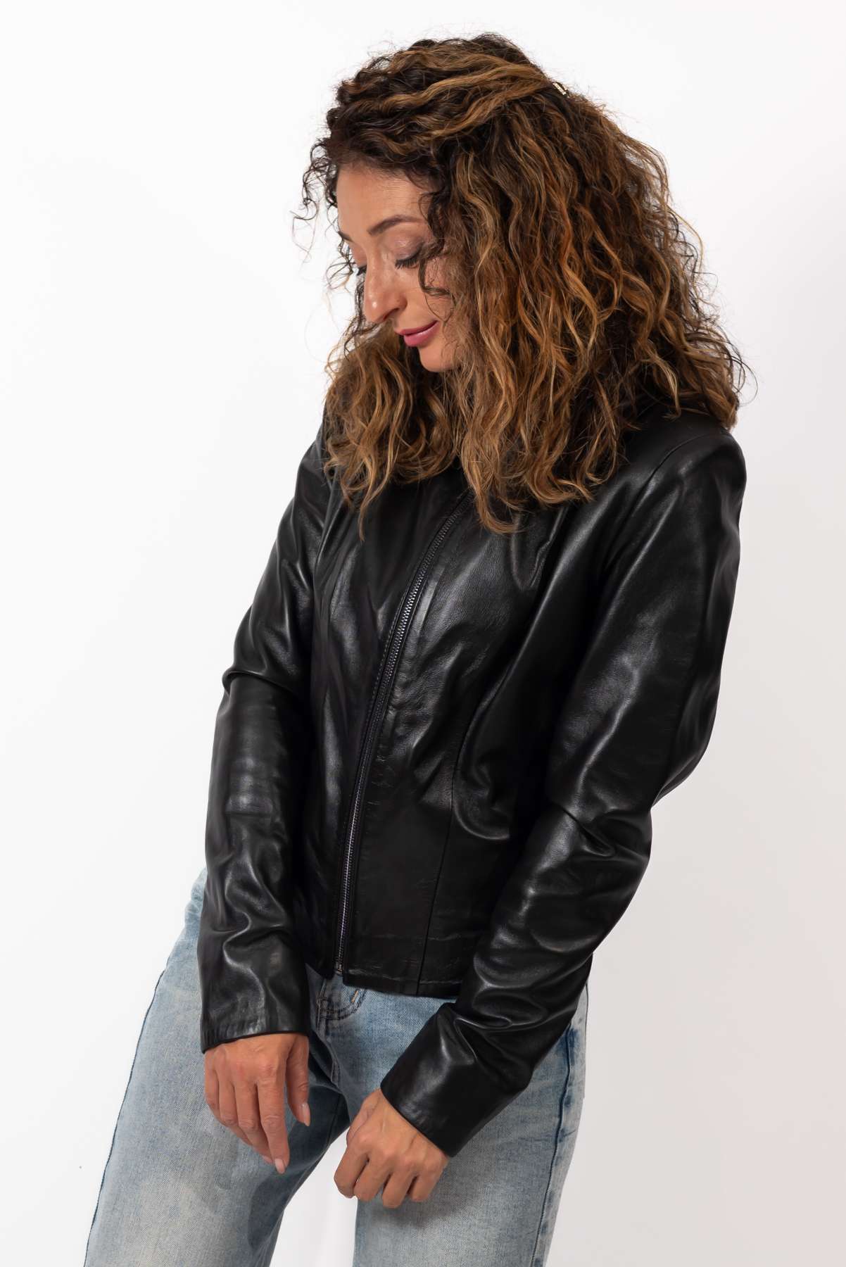 Women's leather jacket Agatha