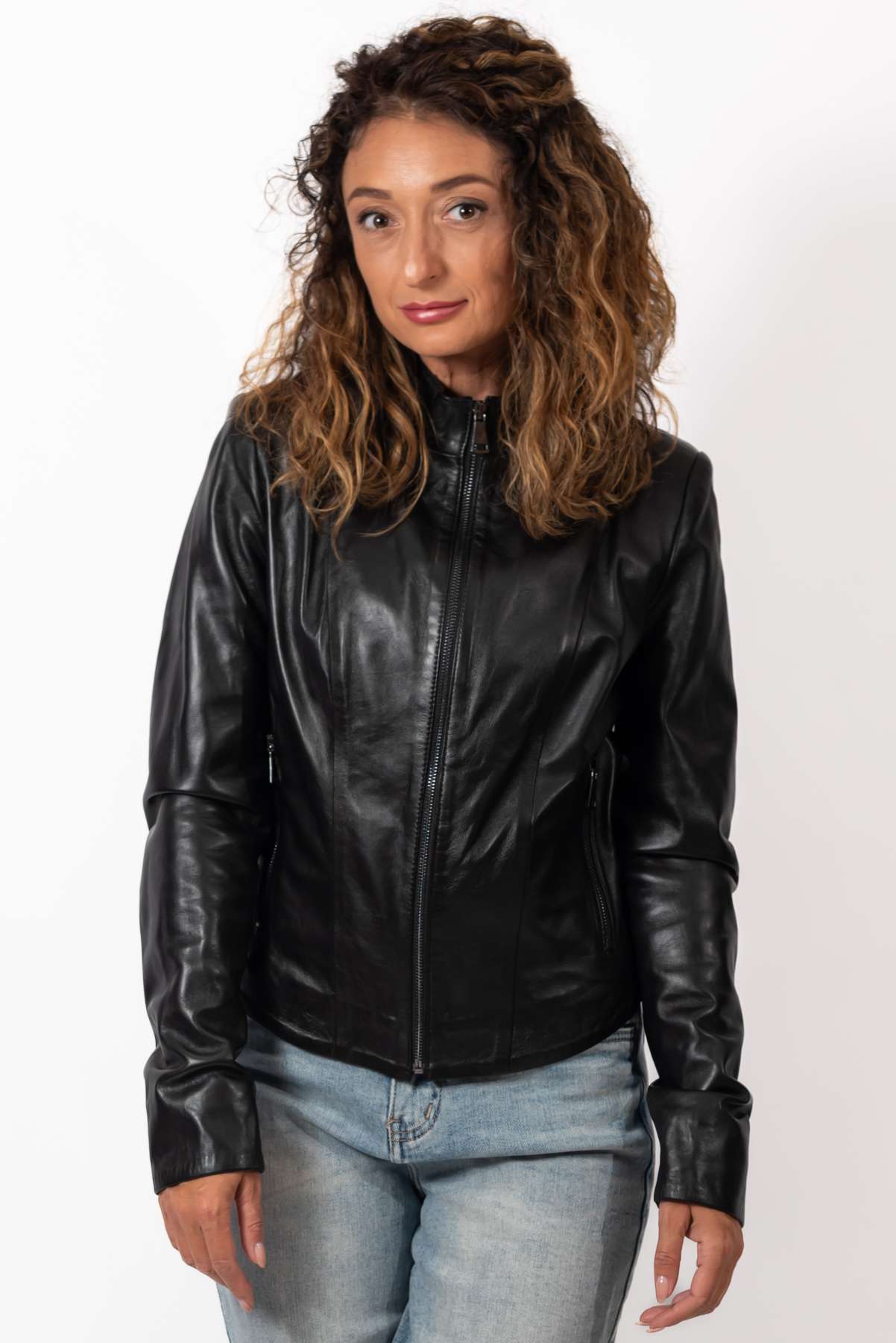 Women's leather jacket Agatha