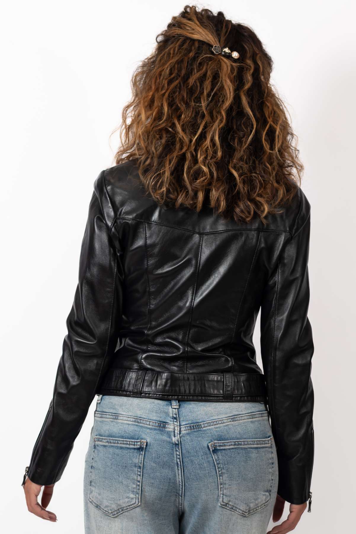 Women's leather jacket Alberta Black