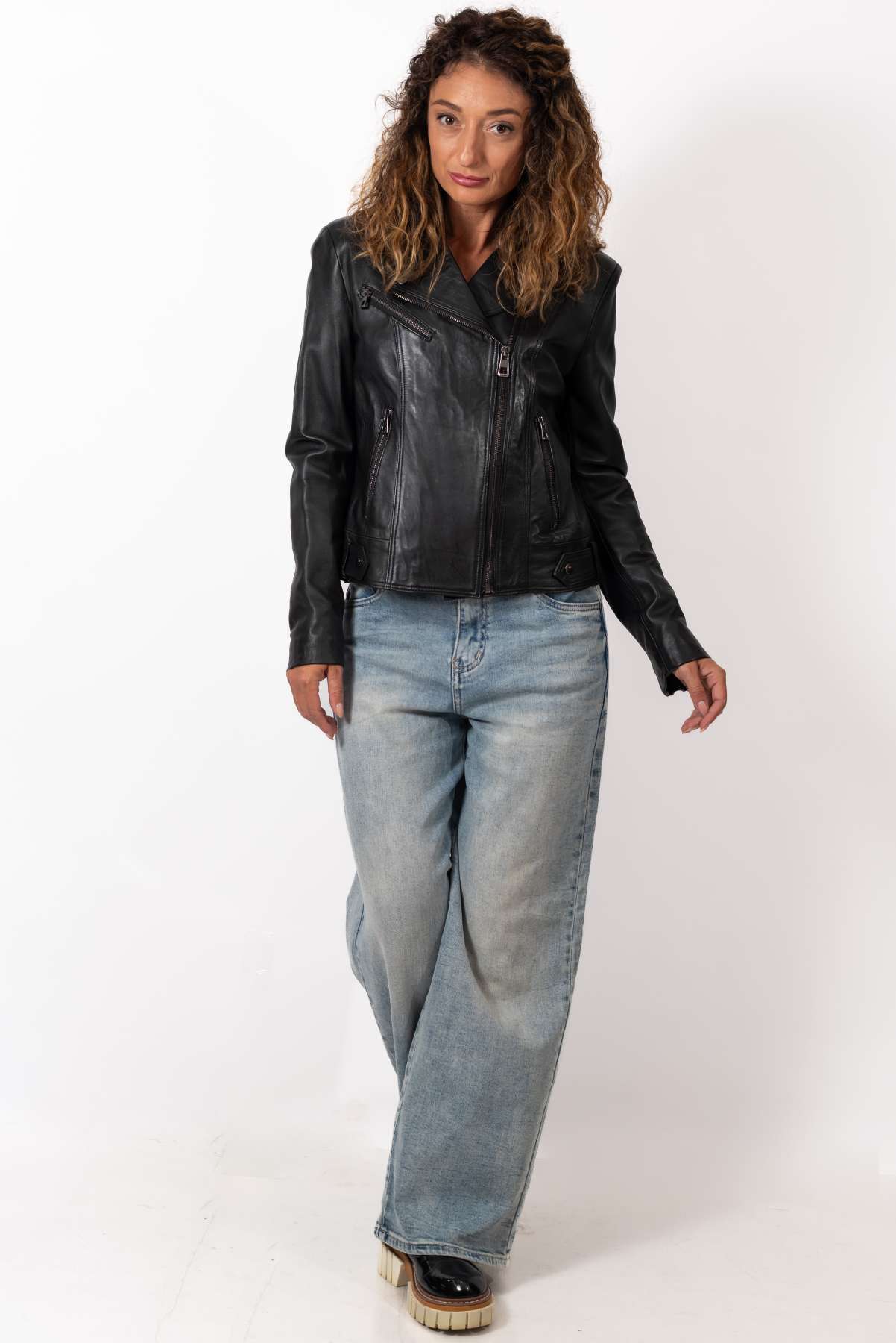 Women's leather jacket Asya