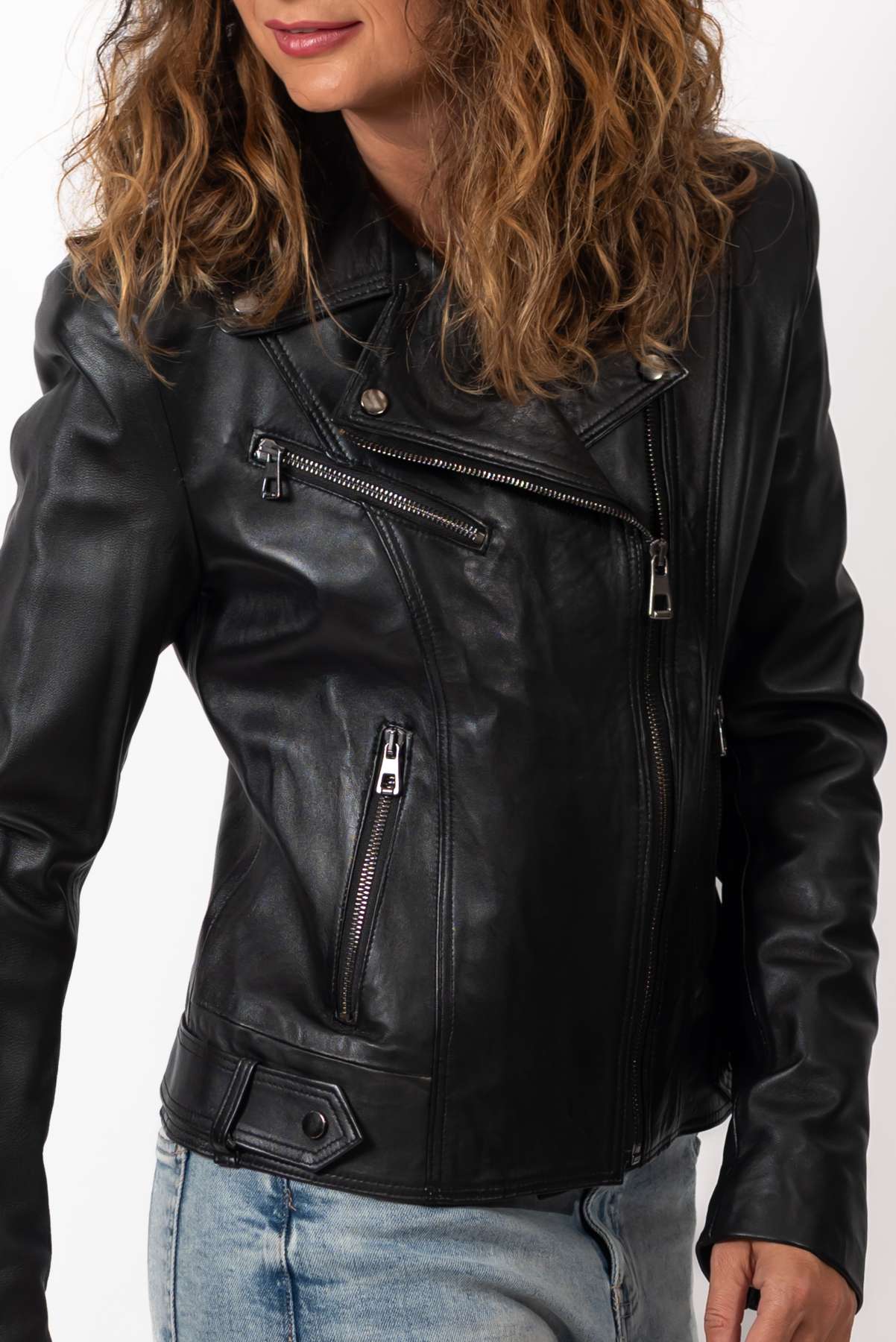 Women's leather jacket Asya