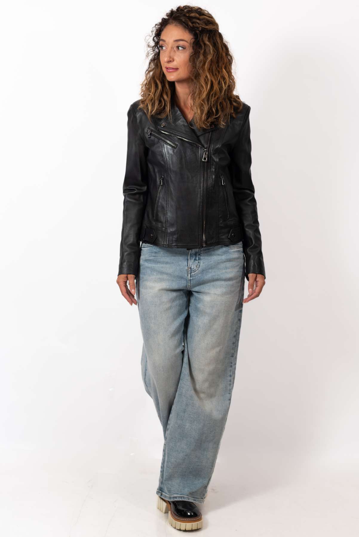 Women's leather jacket Asya