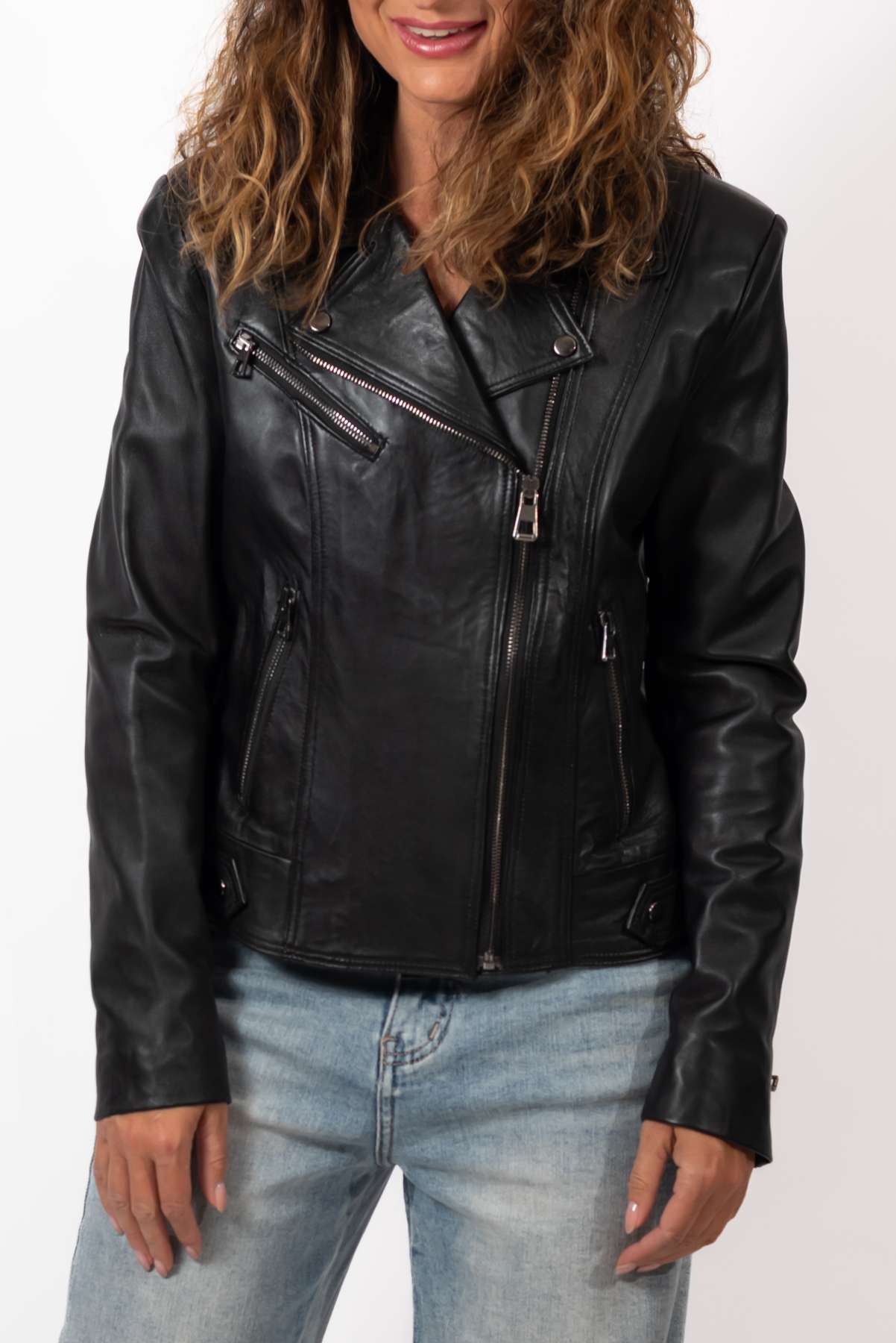 Women's leather jacket Asya