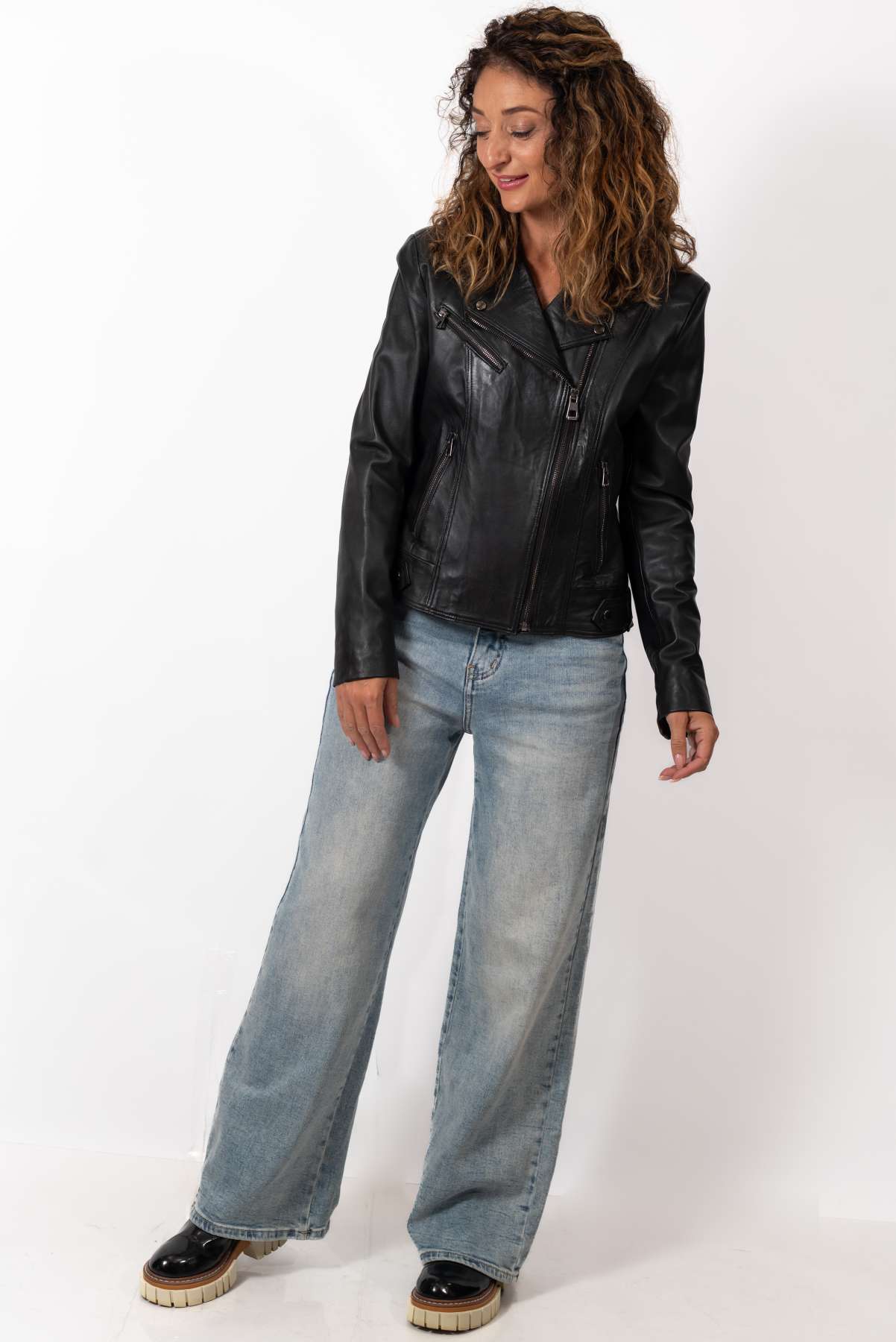 Women's leather jacket Asya