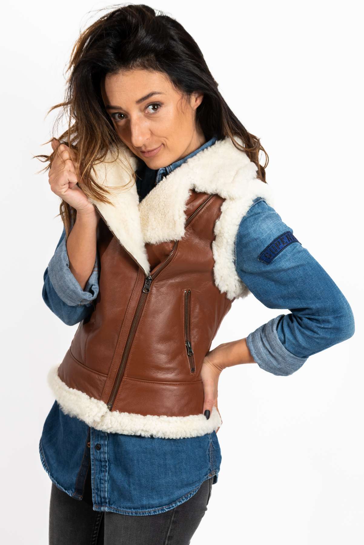 Women's warm vest Anelia