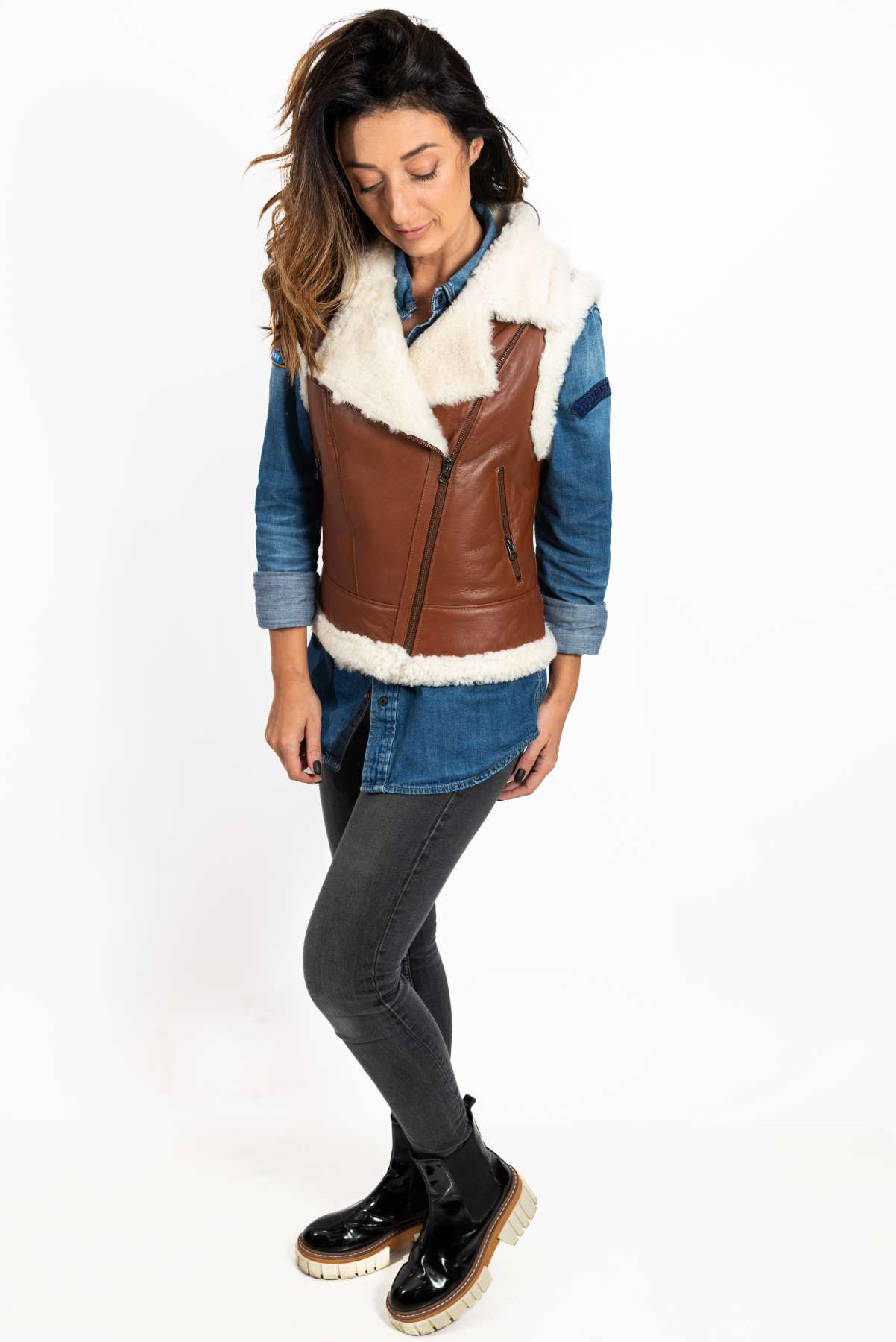 Women's warm vest Anelia