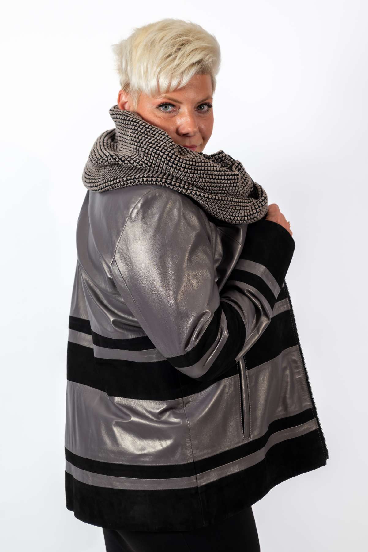 Women's leather coat Karina