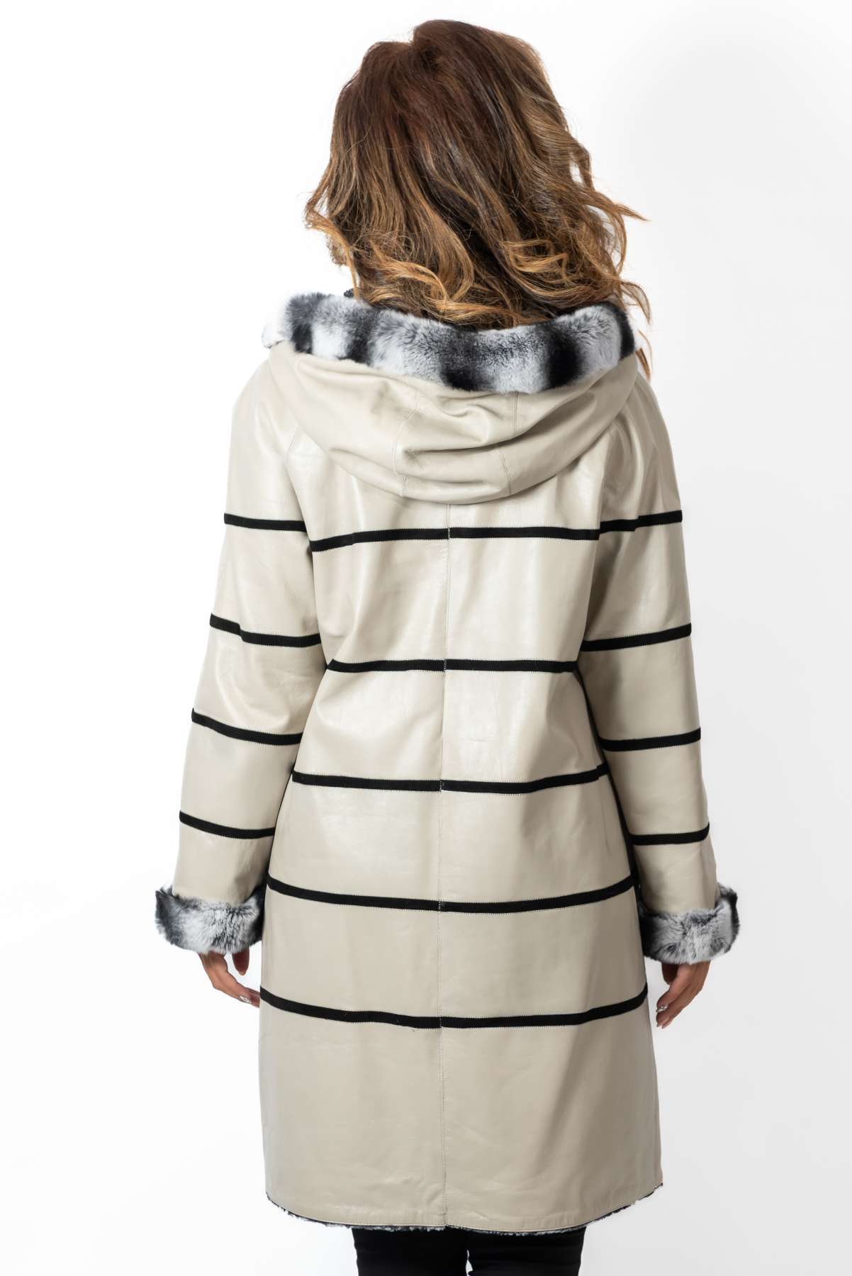 Women's leather coat Dara Double-Faced