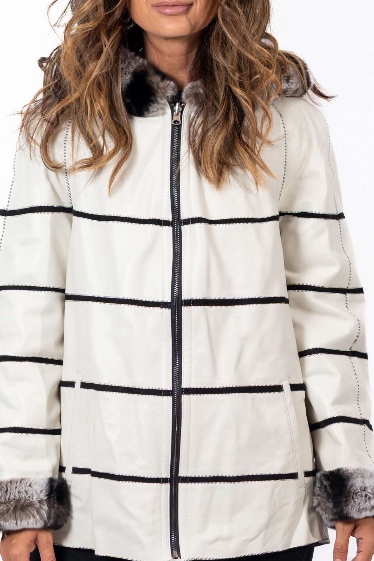 Women's leather jacket Lilia Double-Faced