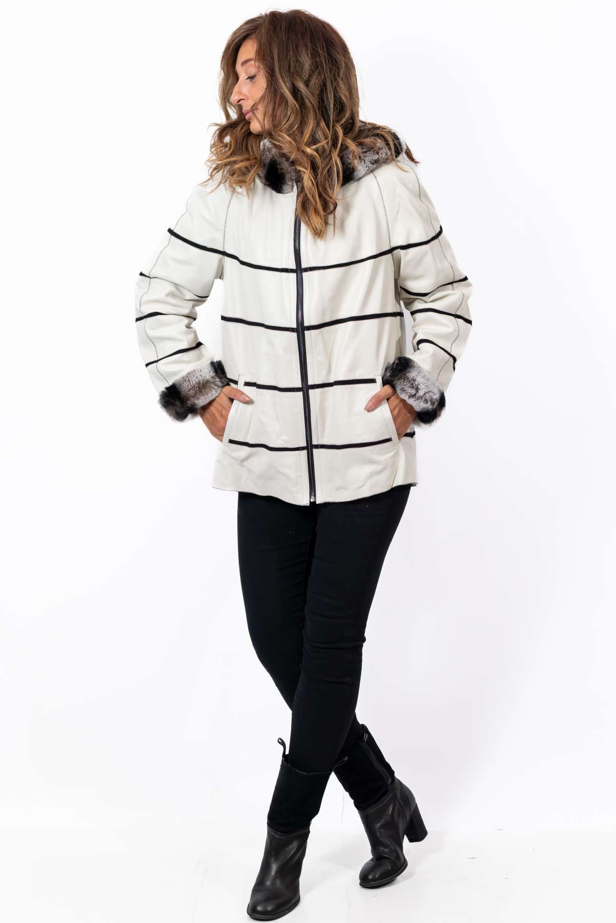 Women's leather jacket Lilia Double-Faced