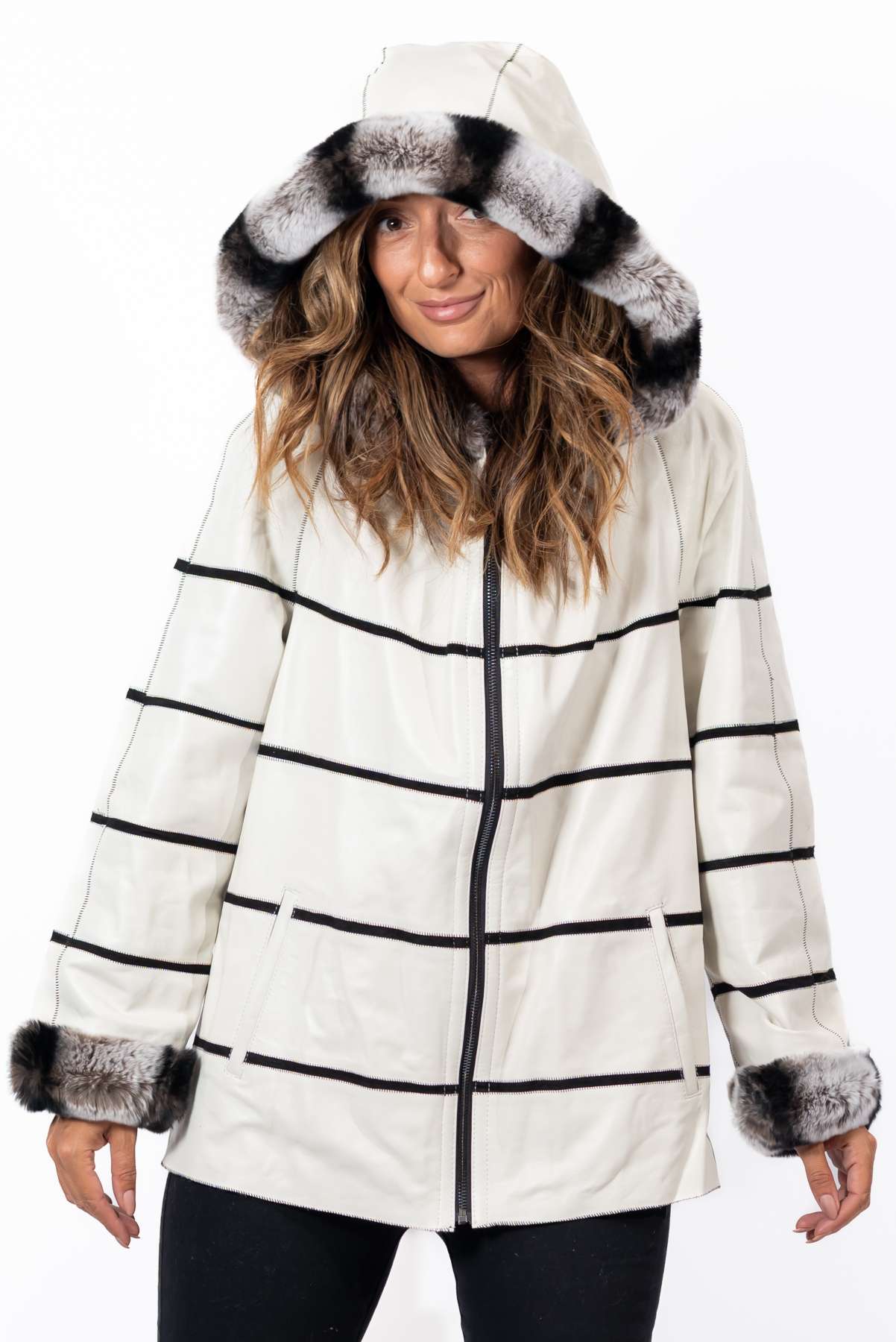 Women's leather jacket Lilia Double-Faced