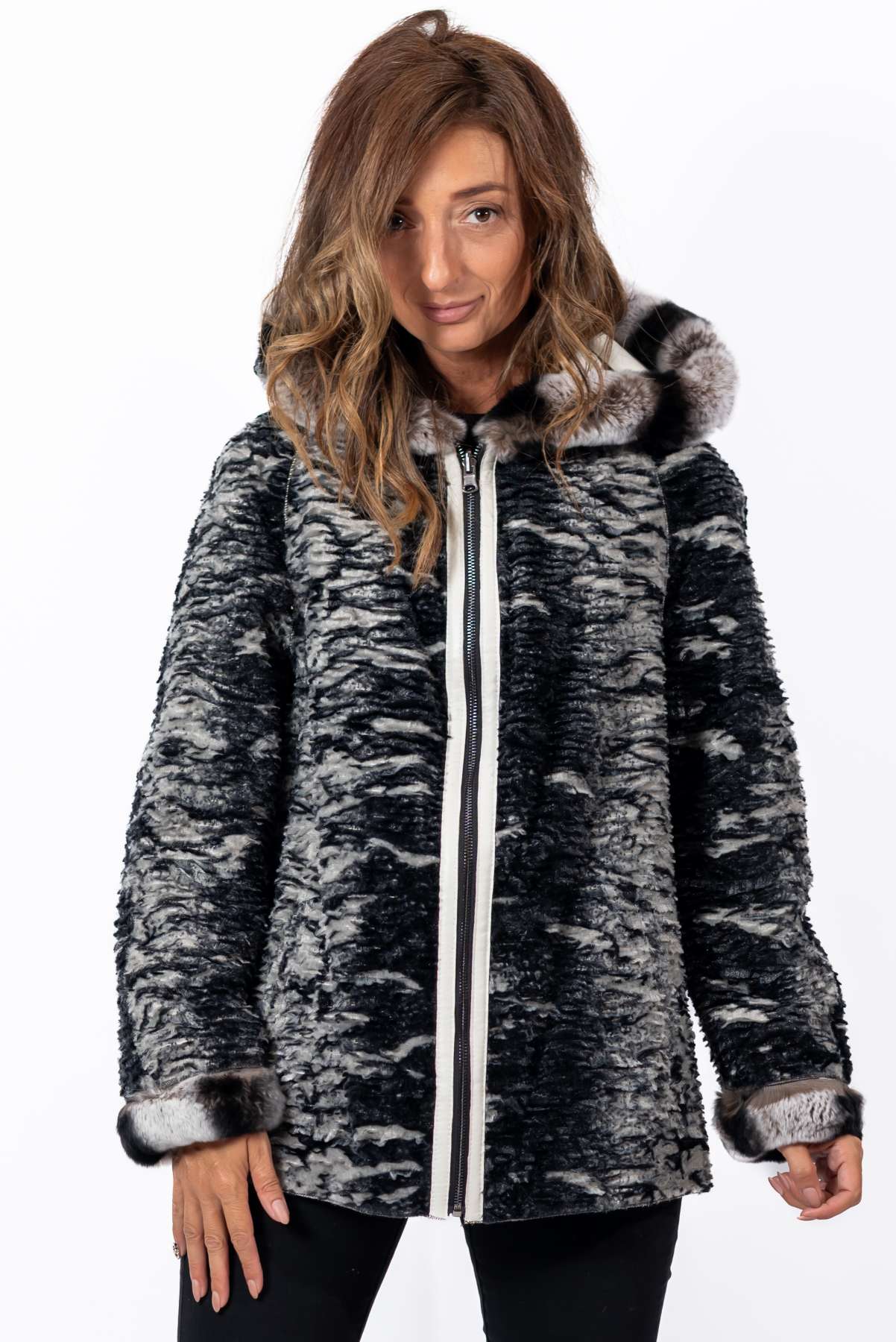 Women's leather jacket Lilia Double-Faced