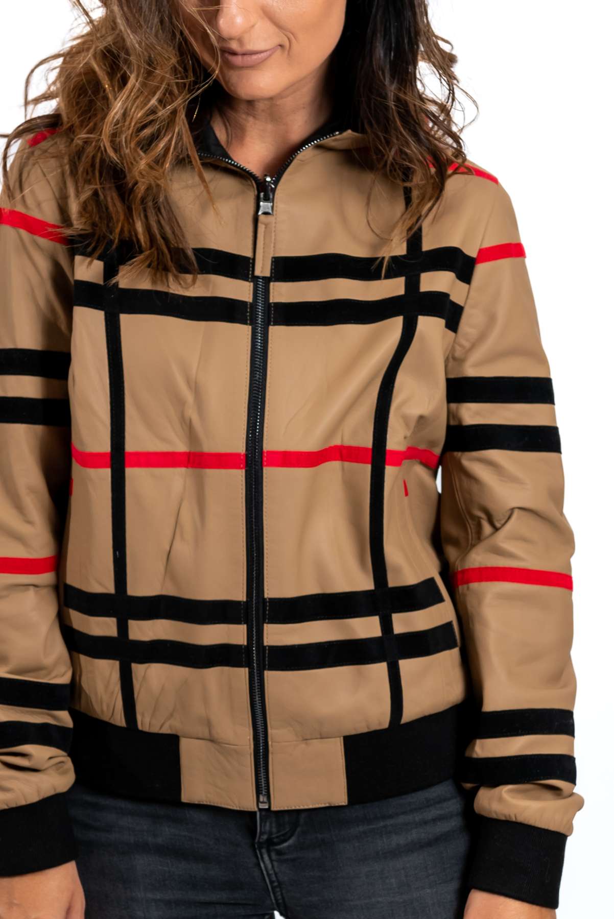 Women's leather jacket Alicia