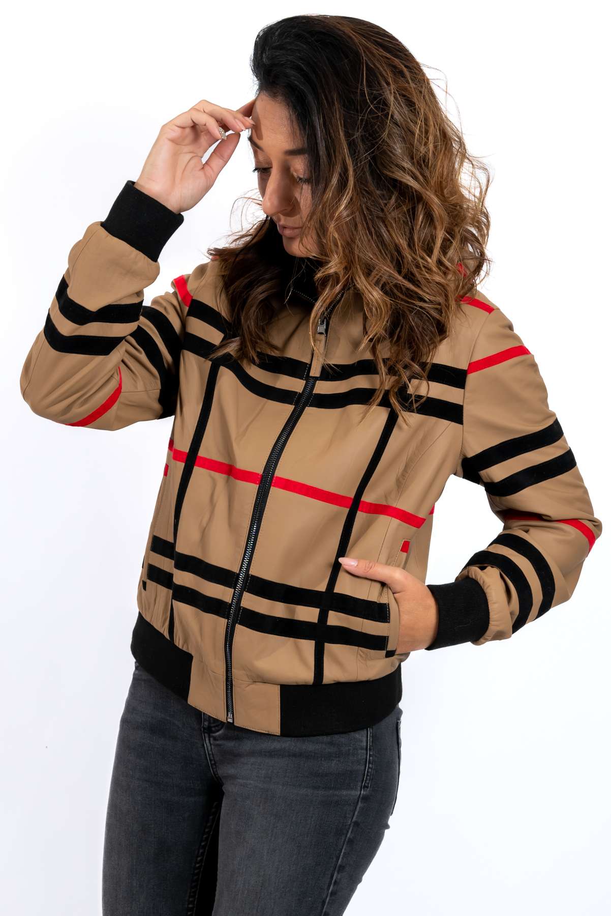 Women's leather jacket Alicia