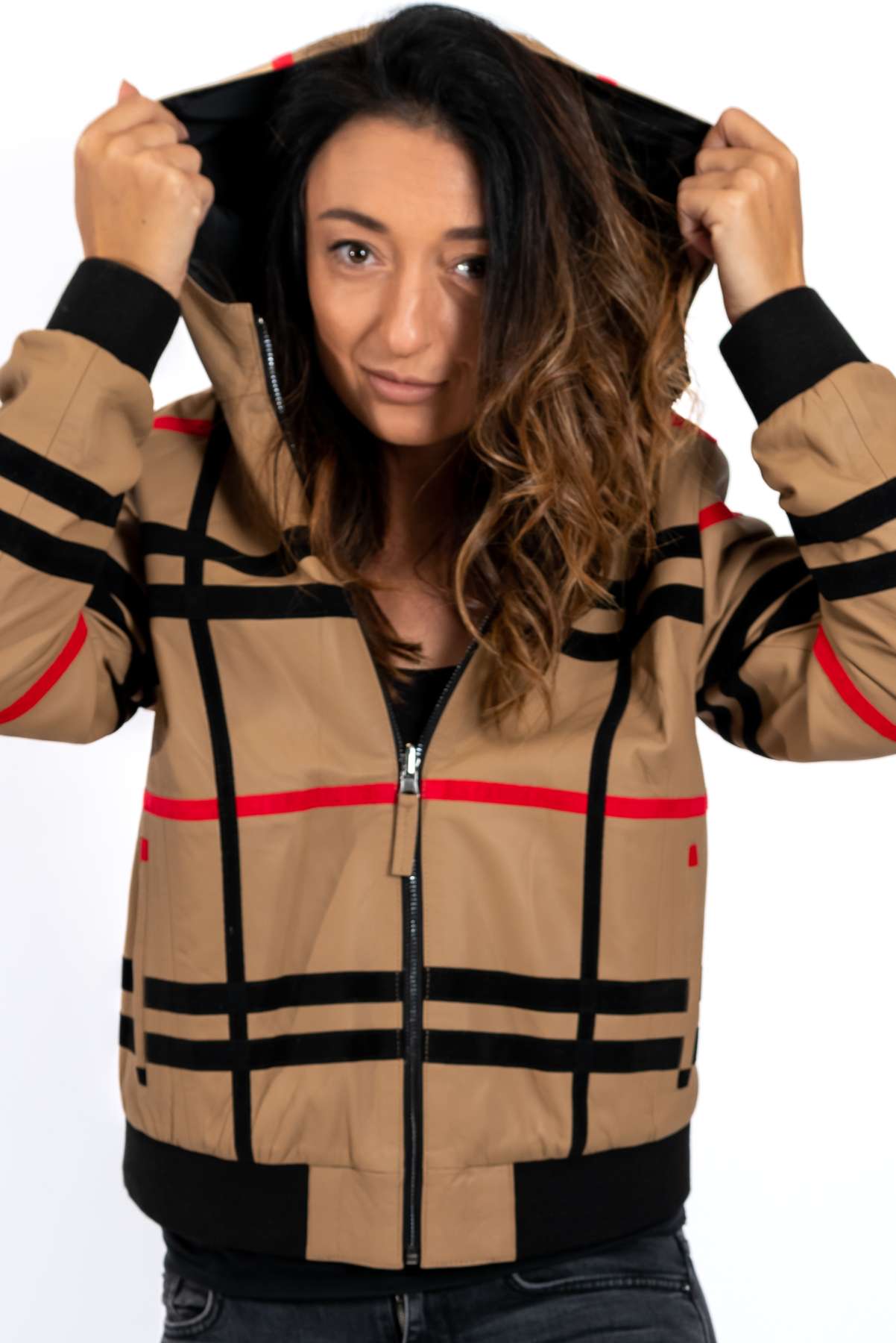 Women's leather jacket Alicia