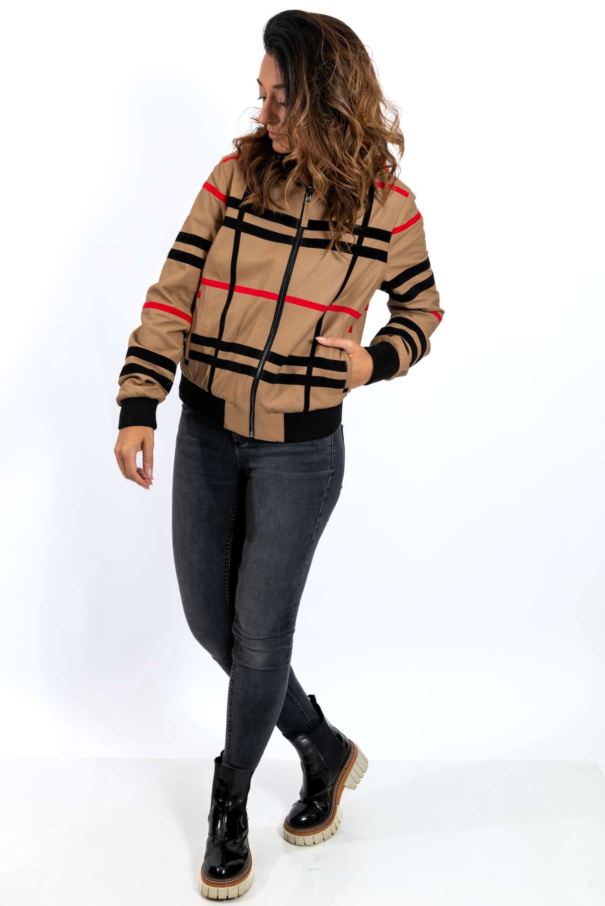 Women's leather jacket Alicia