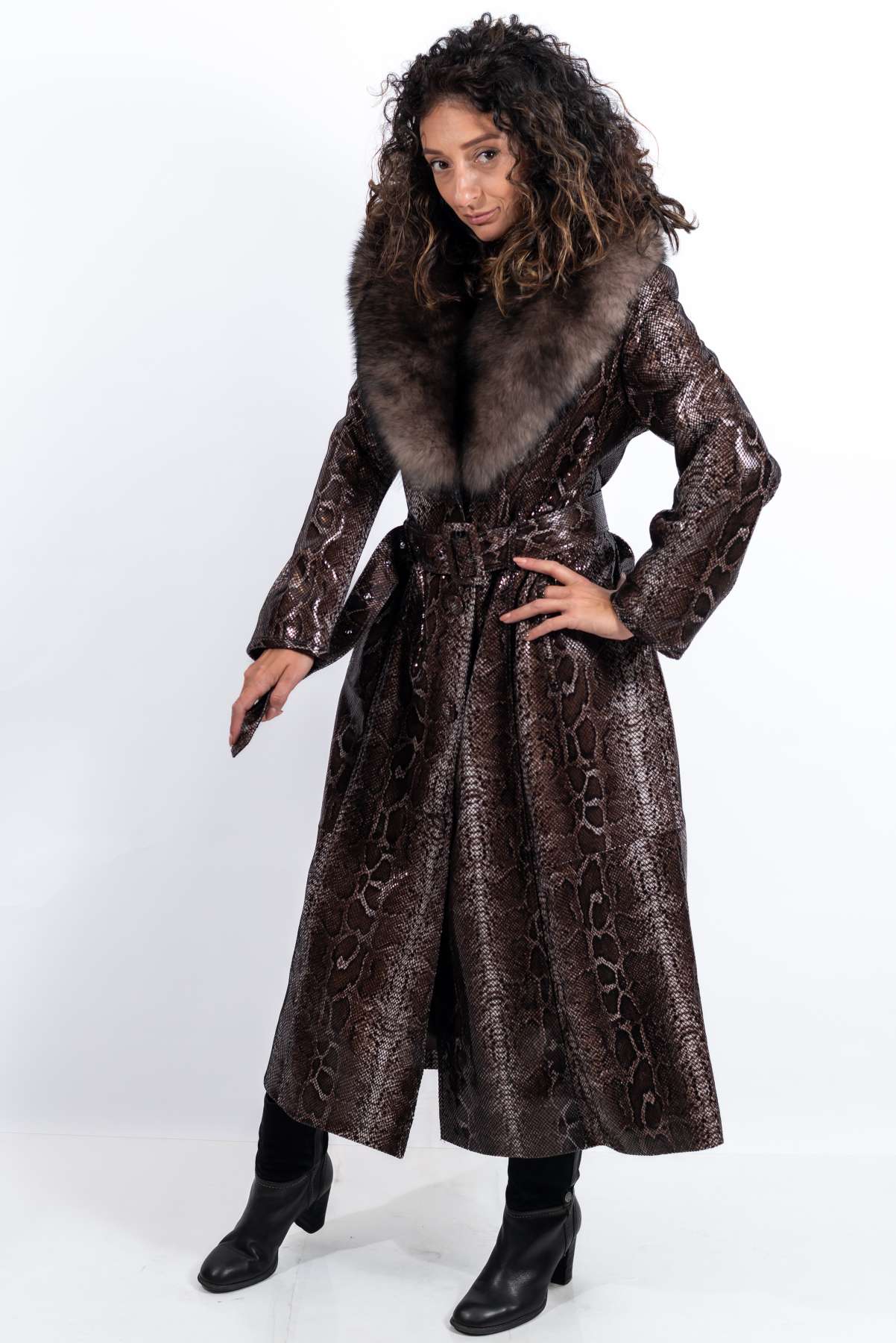 Women's leather coat Alexandra