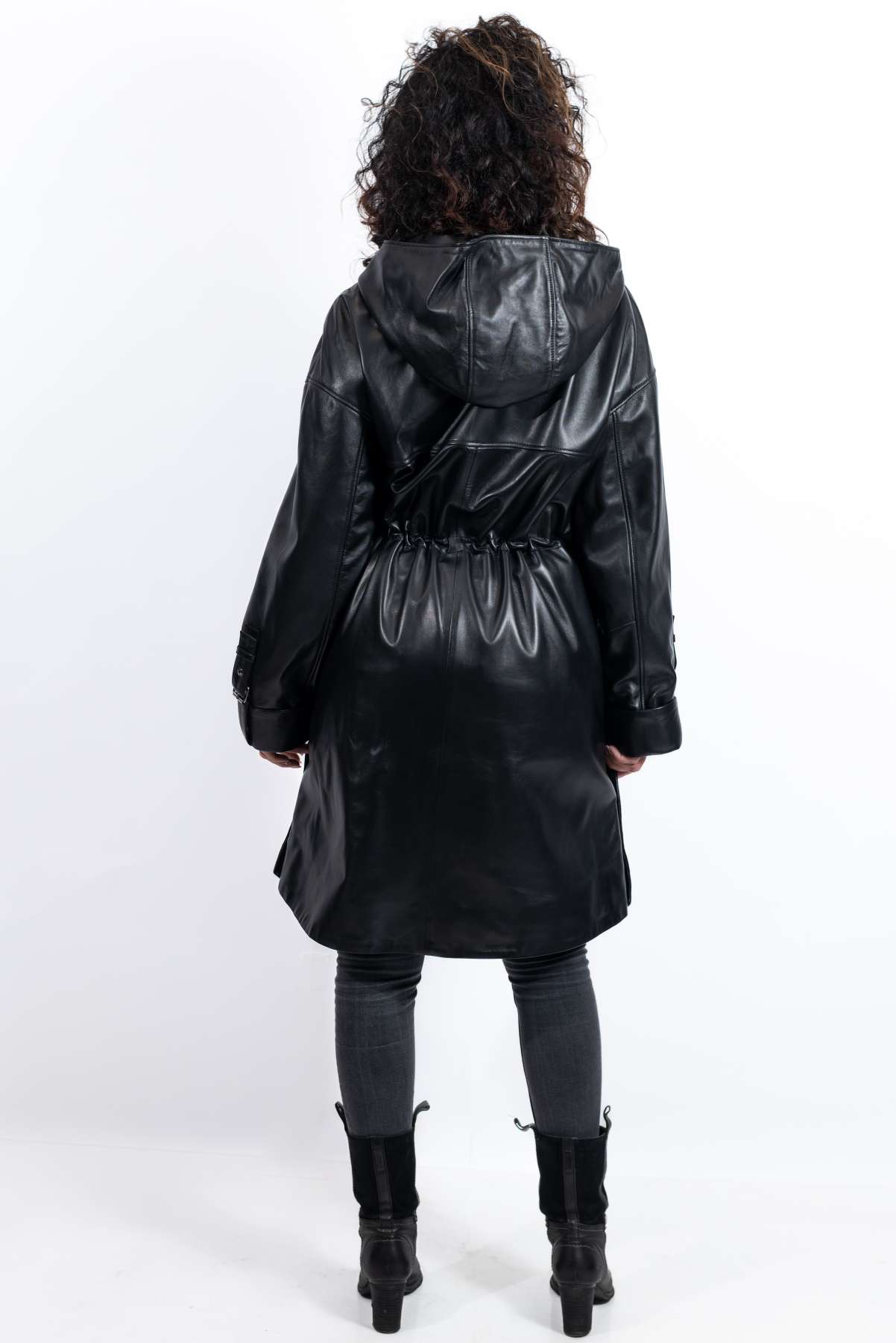 Women's leather coat Deyana