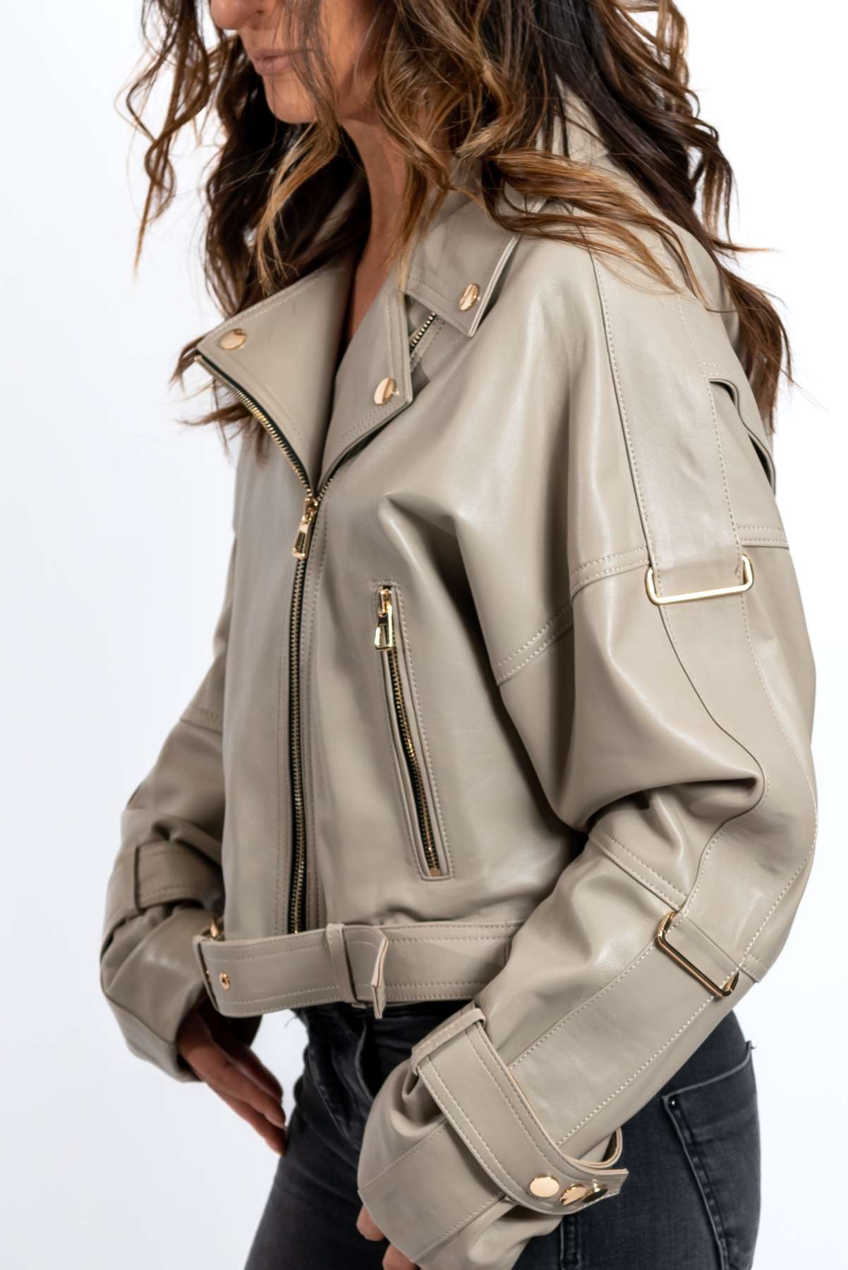 Women's leather jacket Asena