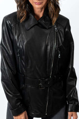 Women's leather jacket Antonina
